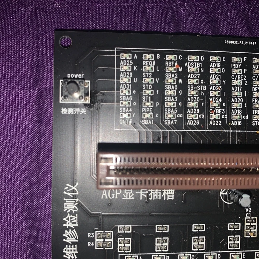 AGP PCI-E X16 -Purpose Display Video Card Checker Tester Card Diagnostic